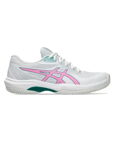 Asics Game FF Padelschuhe Weiß/Kaugummirosa Damen | Asics Padelschuhe
