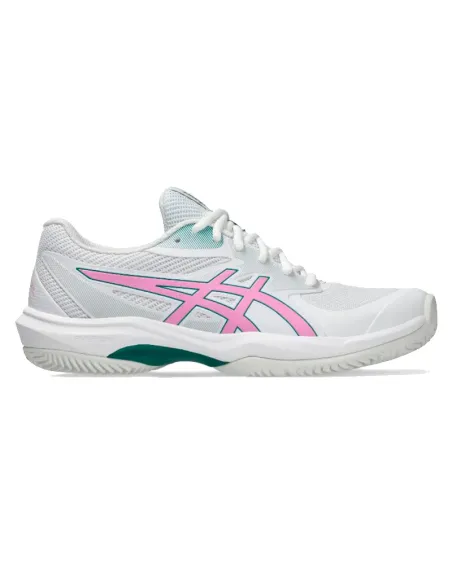 Scarpe da padel Asics Game FF da donna, bianche e rosa bubblegum | ...