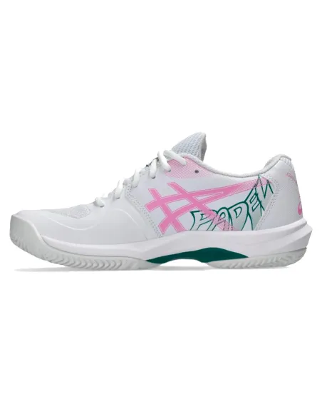 Tênis de Padel Asics Game FF Branco e Rosa Chiclete Feminino | Têni...