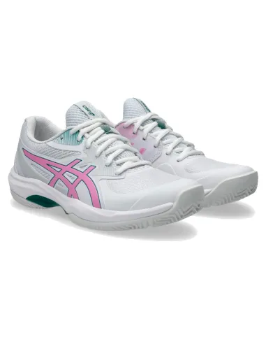 Scarpe da padel Asics Game FF da donna, bianche e rosa bubblegum | ...