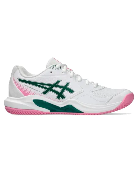 Scarpe da padel Asics Gel Dedicate 9 da donna, bianche e verdi | sc...