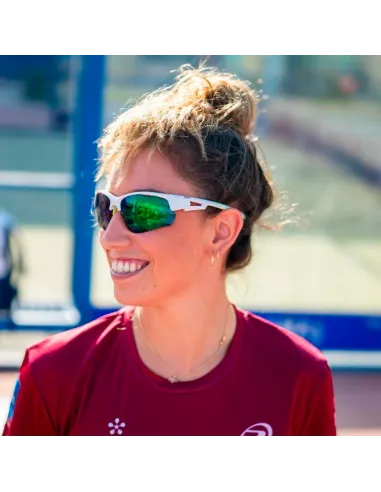 Lunettes de soleil Bea Gonzalez Pearl C2 blanches et vertes addicti...