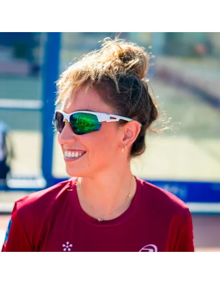 Óculos de Sol Bea Gonzalez Pearl C2 Branco e Verde Viciantes | Ócul...