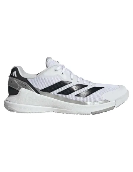 Adidas Crazyquick LS Padel Shoes White Silver | Adidas padel shoes ...