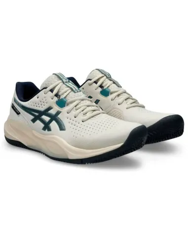 Asics Gel Challenger 15 Clay Beige Dark Blue Sneakers | Asics padel...