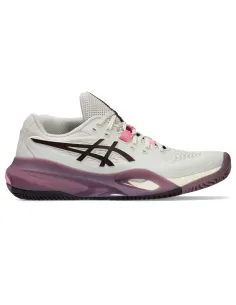 Asics Gel Resolution X Damenschuhe in Clay Beige/Dunkelburgunderrot...