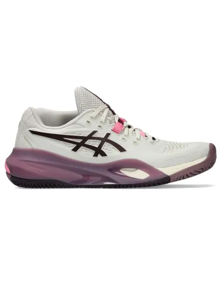 Scarpe da donna Asics Gel Resolution X Clay Beige/Dark Burgundy | s...