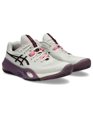 Asics Gel Resolution X Clay Beige/Dark Burgundy Women's Shoes | Asi...