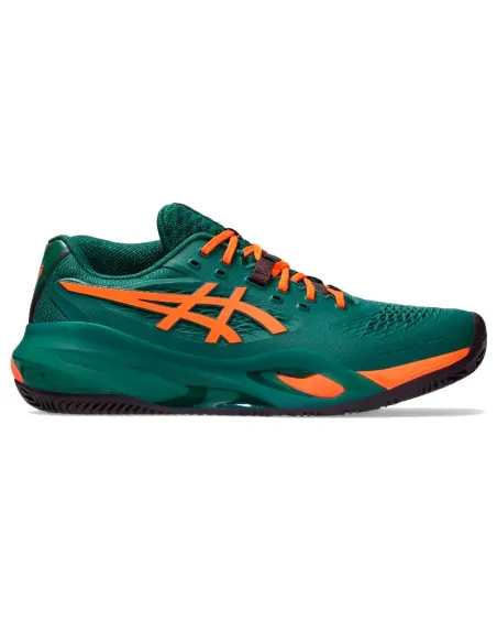 Asics Gel Resolution X Padelschuhe Grün Orange | Asics Padelschuhe