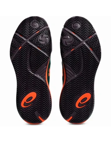 Asics Gel Resolution X Padel Shoes Green Orange | Asics padel shoes...