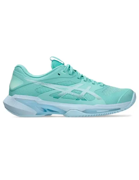 Zapatillas Asics Solution Speed FF 4 Clay Azul Verde Mujer | Chauss...