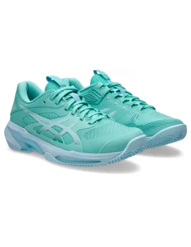 Tênis Feminino Asics Solution Speed FF 4 Clay Azul e Verde | Tênis ...