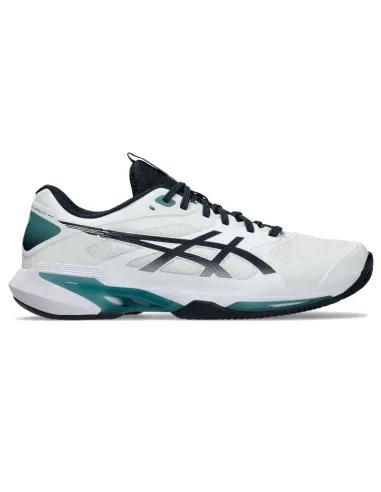 Asics Solution Speed FF 4 Clay White Dark Blue Schuhe | Asics Padel...