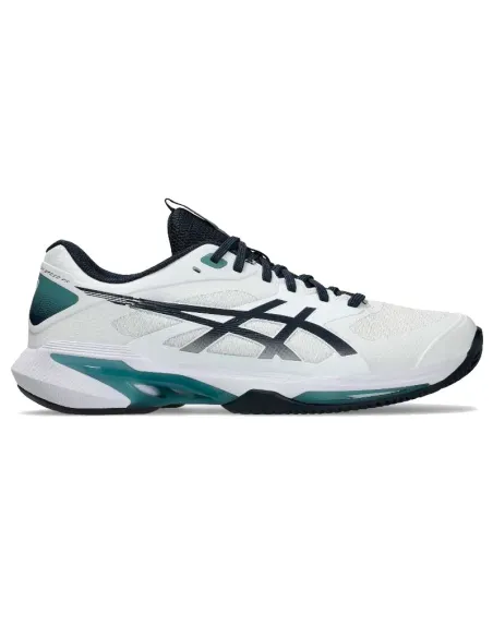 Asics Solution Speed FF 4 Clay White Dark Blue Schuhe | Asics Padel...