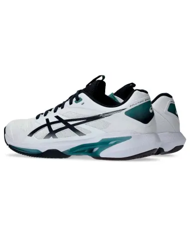 Asics Solution Speed FF 4 Clay White Dark Blue Shoes | Asics padel ...