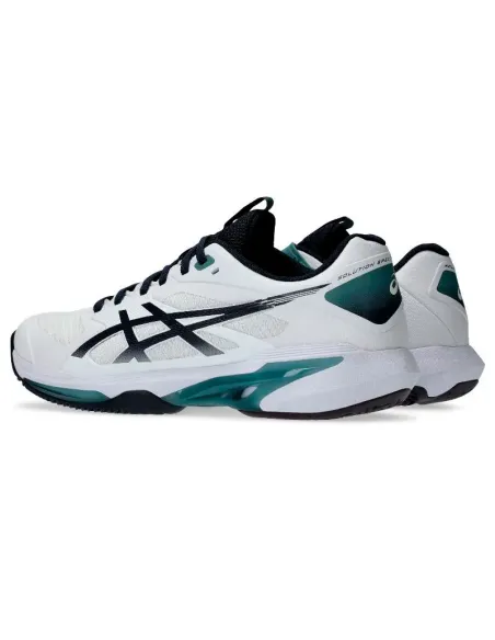 Asics Solution Speed FF 4 Clay White Dark Blue Schuhe | Asics Padel...