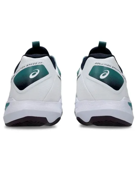 Asics Solution Speed FF 4 Clay White Dark Blue Schuhe | Asics Padel...
