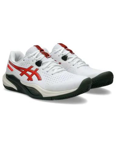 Zapatillas de Padel Asics Gel Challenger 15 Clay Blanco Rojo | Chau...