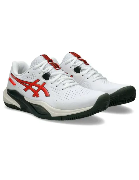 Zapatillas de Padel Asics Gel Challenger 15 Clay Blanco Rojo | Chau...