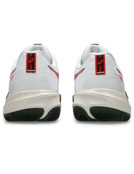 Scarpe da padel Asics Gel Challenger 15 Clay, bianche e rosse | sca...