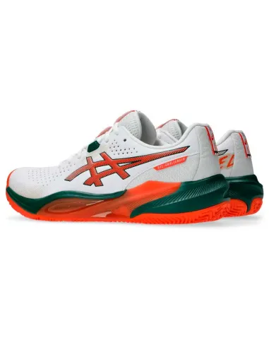 Asics Gel Challenger 15 Padel Shoes White Orange | Asics padel shoes