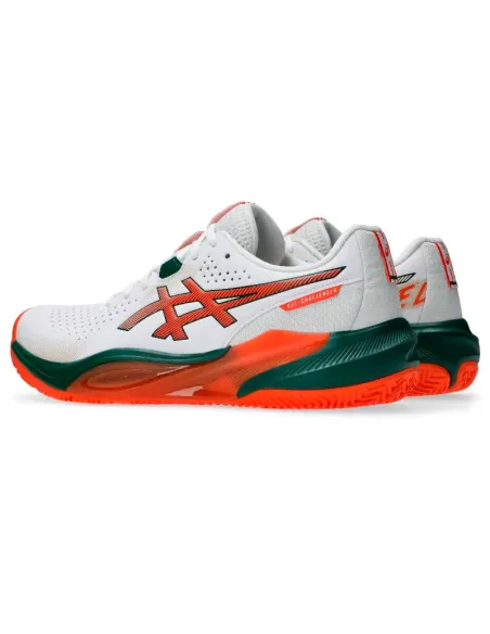 Scarpe da padel Asics Gel Challenger 15, bianche e arancioni | scar...