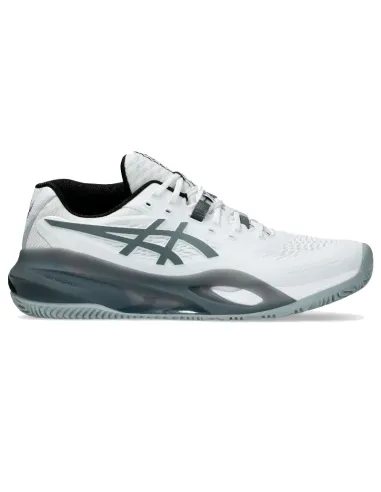 Asics Gel Resolution X Padel Shoes White Grey | Asics padel shoes A...