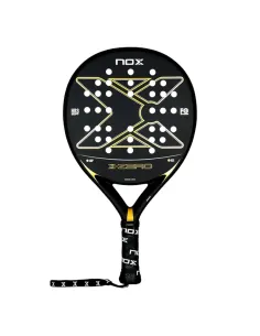 Raquete de padel Nox X-Zero preta e dourada | Raquetes de padel Nox