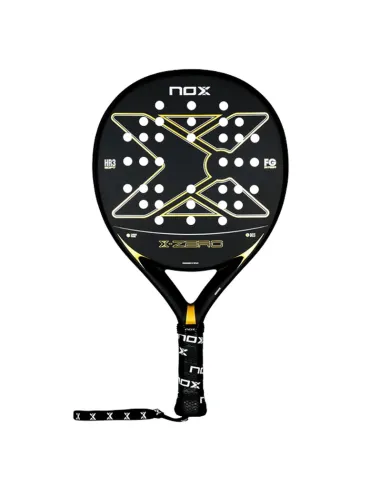 Raquete de padel Nox X-Zero preta e dourada | Raquetes de padel Nox