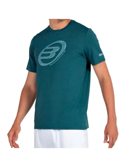 Bullpadel Lande Dark Green Vigore T-Shirt | Men's padel clothing Me...