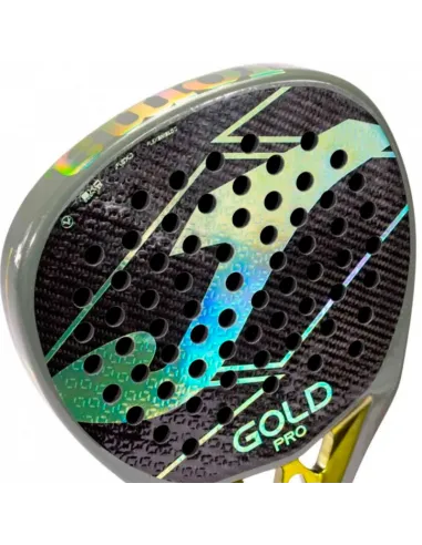 Pala de pádel Joma Gold Pro Verde Amarillo Jugadores | Padelschläger