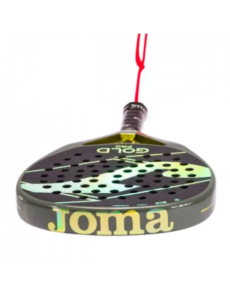 Raquette de padel Joma Gold Pro verte et jaune pour joueurs | Raque...