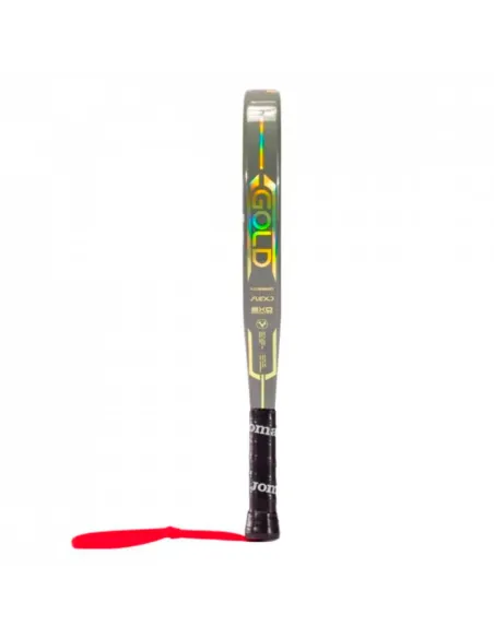 Raquete de padel Joma Gold Pro verde e amarela para jogadores | raq...