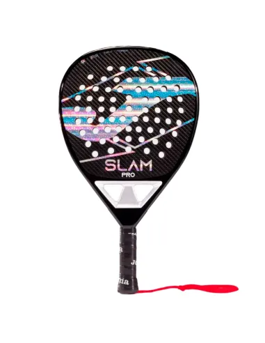 Joma Slam Pro Padel-Schläger Schwarz Silber für Spieler | Padelschl...