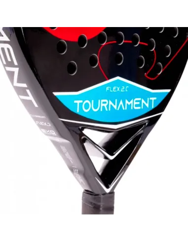 Pala de pádel Joma Tournament Flex 2.0 Negro Rojo | Padelschläger