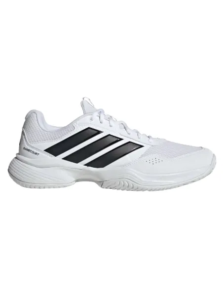 Tênis de Padel Adidas GameCourt 3 Branco e Preto | Tênis de padel A...