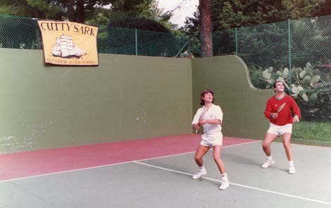 Pista de padel de muro