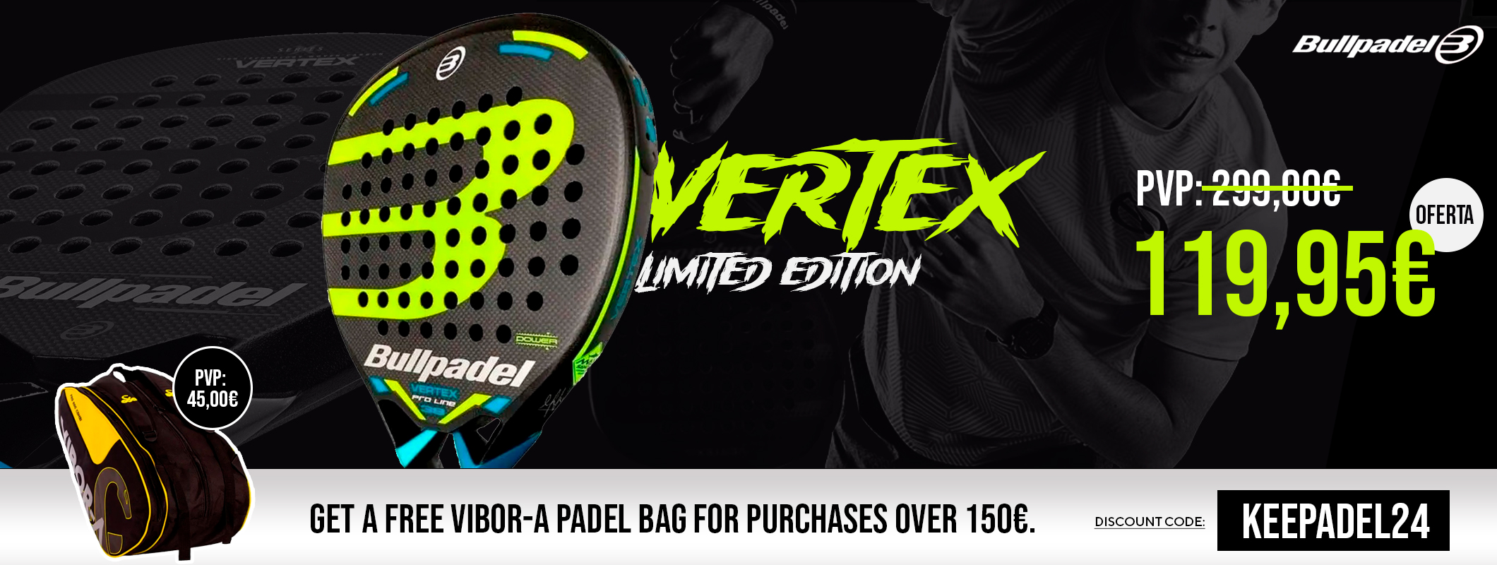 Pala de padel Bullpadel Vertex Limited Edition