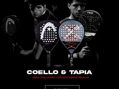 ¡El pack de pádel de los Nº1! Las palas de Coello y Tapia en un pack
