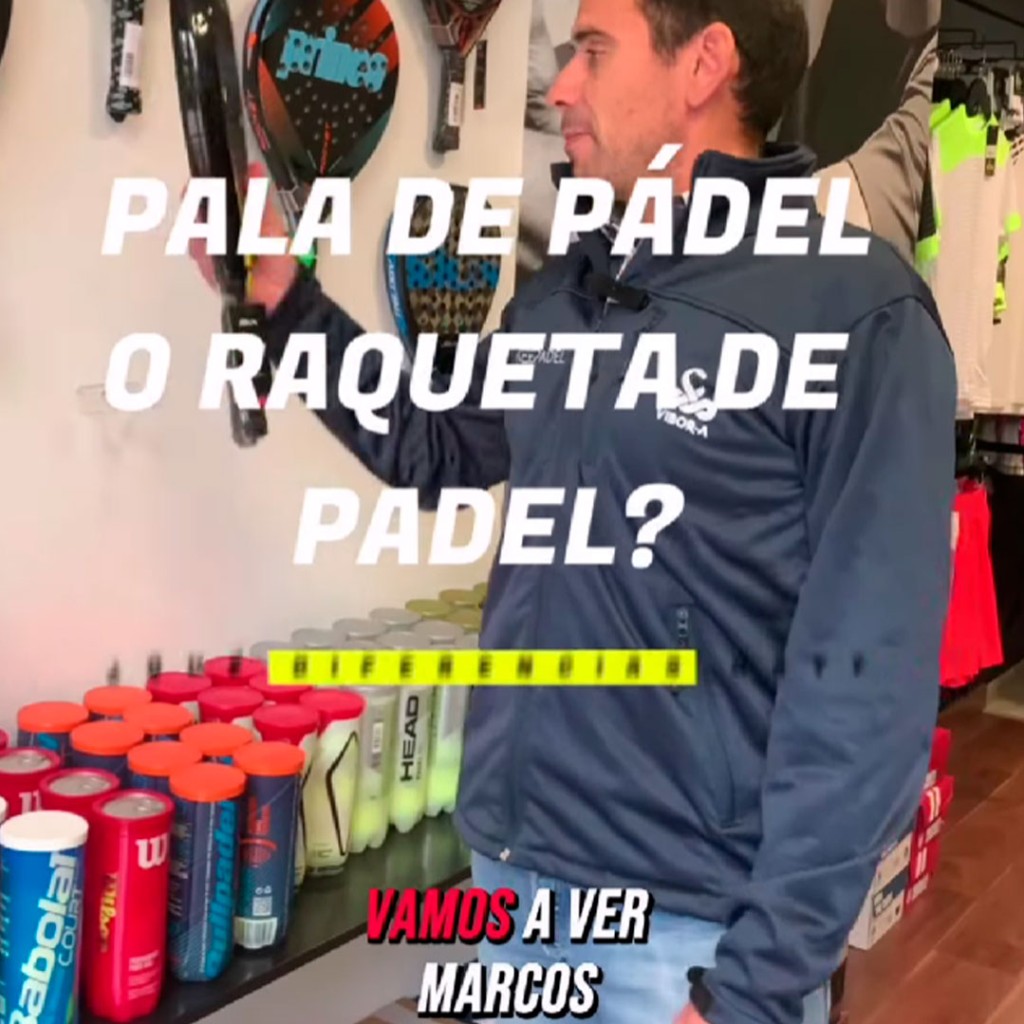 Padel racket or padel racket? We explain the differences